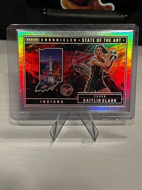 Cailtin Clark silver holo card